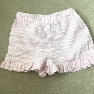 Toddler girls gingham shorts